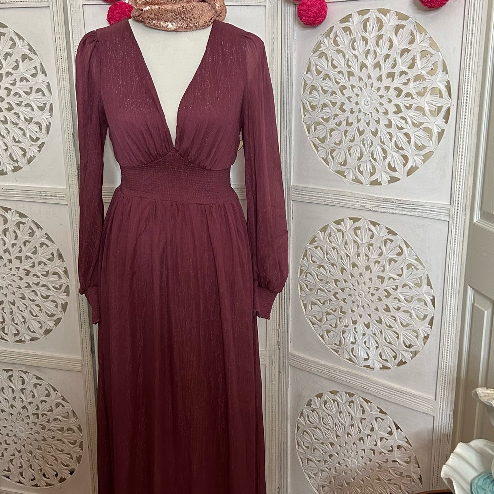 Baltic Born Juliette Shimmer Vintage Plum Dress